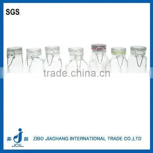 100ml Mini Rhombus Glass Seal Jar thumbnail-4