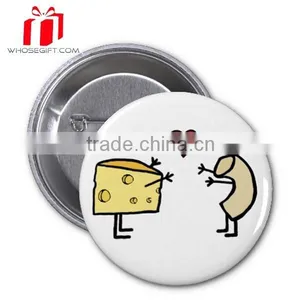 Promotional Gifts Color Printing Custom Round Tin Button Badge thumbnail-1
