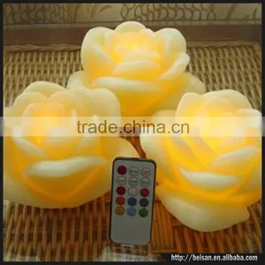 LED Color Changing Wedding Flower Decorative Colorful Candle thumbnail-1