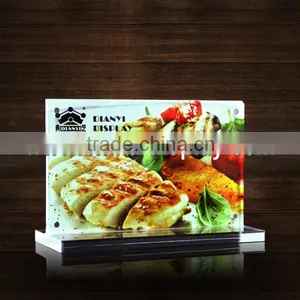 Transparency Acrylic Table Card Display Menu Card Holder thumbnail-1