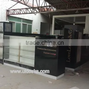 Easy Assemble Mall Hair Kiosk | Hair Extension Kiosk | Hair Salon Kiosk for Sale thumbnail-2