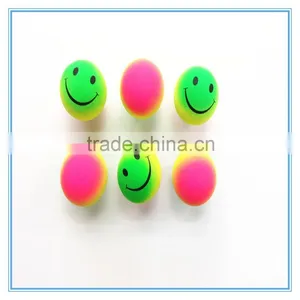 Promotional Toy Style and Rubber Material Smile Hard Rubber Foam Ball thumbnail-1