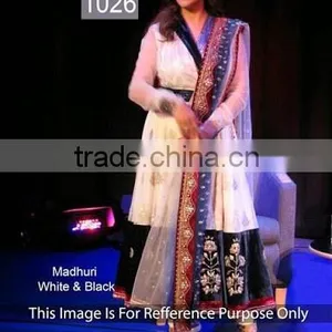 BLACK GEORGETTE SALWAR SUIT thumbnail-6