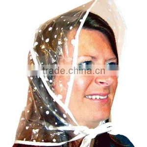Waterproof pe Rain Hat/rain Hood/rain Bonnet thumbnail-3