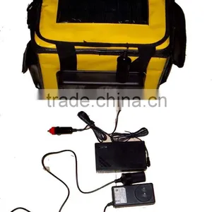 Outside Insulated Solar Cooler Box Travel Solar Cooler Bag thumbnail-1