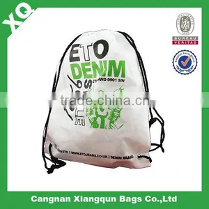 Recycled Drawstring Bag Cotton Drawstring Bag thumbnail-1