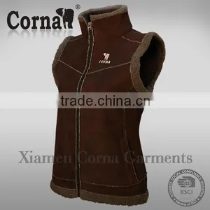 New Design Warm Fleece Vest Formal Waistcoat for Women thumbnail-2