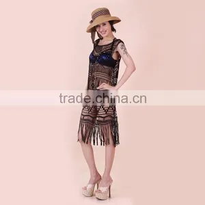 Top Lace Transparent Women Fashion New Arrival Kaftan Dress thumbnail-1