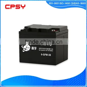 Maintenance Free Deep Cycle Valve Regulated Lead Acid Battery 12V 24Ah for Ups thumbnail-2
