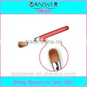Single Red and Silver Makeup Eyeshadow Brush Pony/horse Hair Eye Shadow Factory thumbnail-1