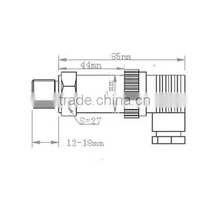 TP-C-1 High Resolution Industrial Gas Pressure Sensor 0-10v Hersman Lead Cable Factory thumbnail-6