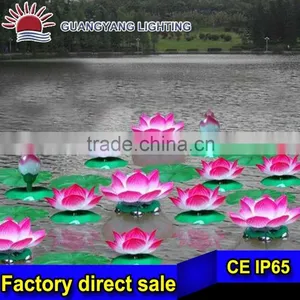 Pink Water-proof Lotus Flower Floating Pool Flower Modern Water-lily,garden Scenery Flower thumbnail-2