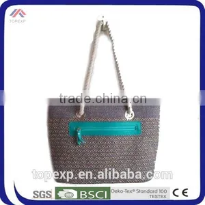 Denim Shoulder Bag With Zipper Pocket thumbnail-1