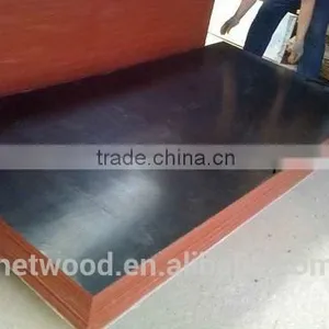 One Time/two Time Hot Press 12mm Brown/black/ Film Faced Plywood Linyi China Factory thumbnail-2