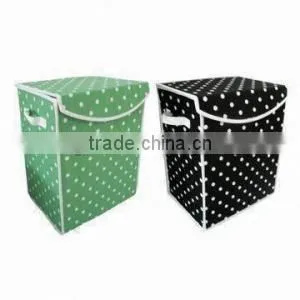 Popular Reusable Storage Boxes With Lid/eco-friendly Printed Storage Boxes/non Woven Storage Box thumbnail-1