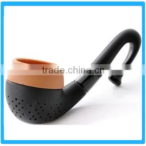 New Arrival Tobacco Pipe Shape Tea Infuser Tea Gadgets Plastic Tea Infuser thumbnail-1