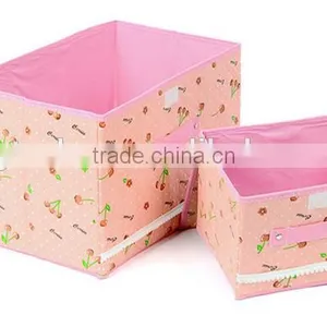 Eco-Friendly Portable Clothes Sundries Hard Cloth Storage Bag Case Container Box thumbnail-3
