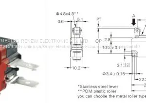 Short Roller Lever Micro Switches thumbnail-2