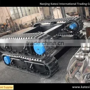 Robot Rubber Track Chassis Construction Equipment Excavator / Bulldozer Undercarriage thumbnail-1