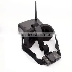 5.8G 40CH HD Glasses 4.3 Inch With 7.4V 1650mAh Battery RC-007 AIO RC FPV Video Goggles thumbnail-1