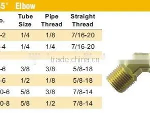 45 Elbow,Pipe Fitting,Brass Fitting,Water Valve thumbnail-2