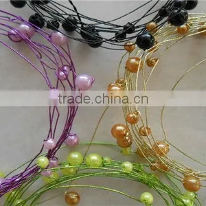 XQ Hot Sale Beautiful Jewelry Pearl on Reel/craft Pearls on Reel All Kinds of Color thumbnail-1