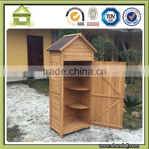 SDG01 Waterproof Wooden Outdoor Storage Cabinets / Garden Tool Shed thumbnail-1