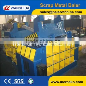 High Efficiency Push Out Scrap Metal Bailer Compactor Machine thumbnail-1