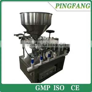 NF-20B Semi Automatic Aluminum Plastic Tube Filling Sealing Machine, Manual Tube Filler thumbnail-1