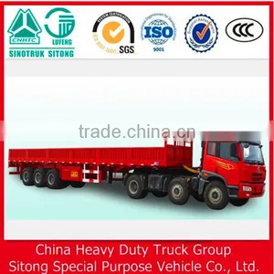 Cargo Lock Truck Side Wall Trailer for Transport Sand and Stone thumbnail-2
