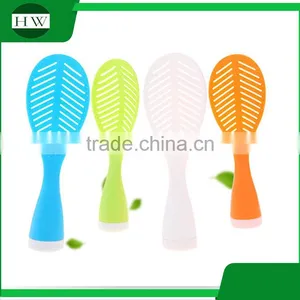 Kitchen Accessories Creative Multipurpose Plastic Long Handle Tumbler Tree Leaf Stand Shovel Ladle Scoop Rice Spoon thumbnail-1