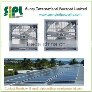 Vent Tool Solar Panel Powered With Brushless DC Motor Air Exhaust Fan Wall Mounted thumbnail-5