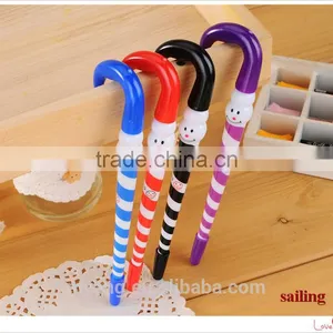 Promotional Cartoon Snowman Christmas Advertising Ball Pen ,Advertising Plastic Ball Pen thumbnail-2