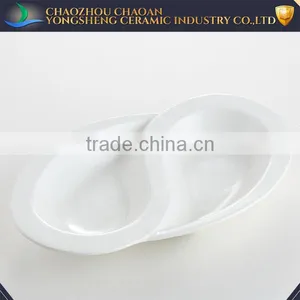 Top Quality Porcelain Restaurant Oval Plate for Snacks thumbnail-1