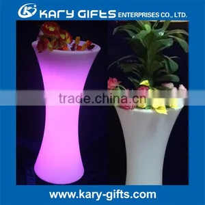 Outdoor Large Glowing Flower Pot Plastic Material Led Garden Planter Pots thumbnail-1