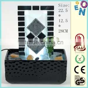 Led Stele Tabletop Water Fountain for Fengshui thumbnail-1