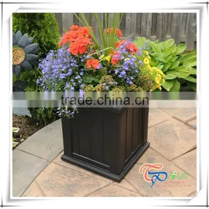 Fiberglass Outdoor Decorative Patio Planter Balcony Flower Pot thumbnail-5