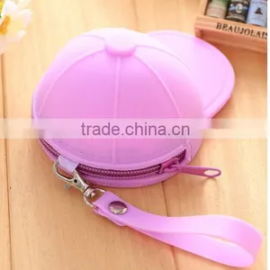 Cy277 Creative Small Silicone Hat Coin Purse Cute Kids Cartoon Mini Wallet Kawaii Bag Coin Pouch Children Purse thumbnail-4