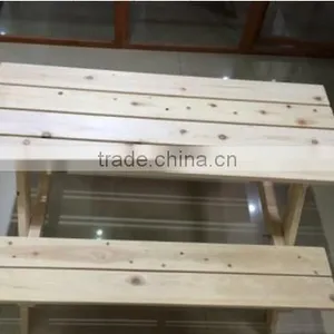 Outdoor Kids Wooden Picnic Table & Bench thumbnail-3