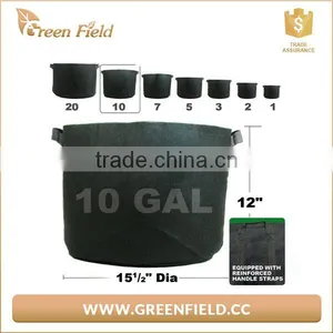 New 2017 Wholesale Felt Garden Grow Bags 10allon Felt Large Plant Pots thumbnail-1