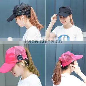 Bluetooth Music Mesh Hat Summer Sun Hat Baseball Cap With Smart Bluetooth Headset Fashion Hats thumbnail-3