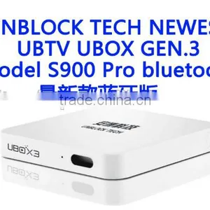 New Gen.3 S900 Pro Bluetooth Ubox3 Android 6.0 Octa Core 1/16GB Smart TV Box Free Channels In USA, Arabic, Japan, India, Italy thumbnail-1
