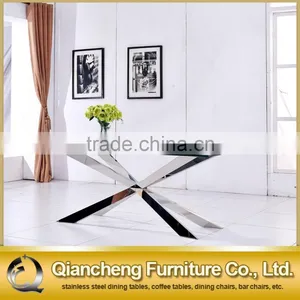 2017 Modern Big Size Glass Top Home Furniture Dining Table thumbnail-6