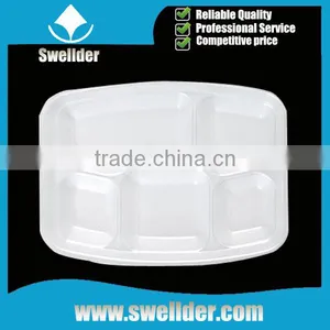 Swellder High-quality Plastic Food Tray With Divivers thumbnail-6