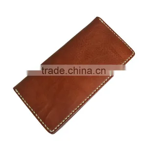 Minimal Leather Wallet Genuine Leather Card Holder With Pocket Wallet thumbnail-2