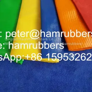 Agricultural Irrigation PVC Layflat Water Discharge Pipe Hose thumbnail-1