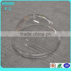 Hot Sale Clear Acrylic Dome Dessert Pastry Display Food Tray With Cover thumbnail-4