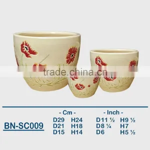 Vietnamese Ceramic Indoor Pot/ Indoor Planter BN-SC009 thumbnail-1