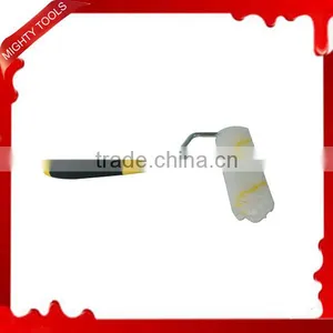 White Nitrile Blends Rubber Handle Galvanized Rod Bracket Mini Paint Roller thumbnail-2