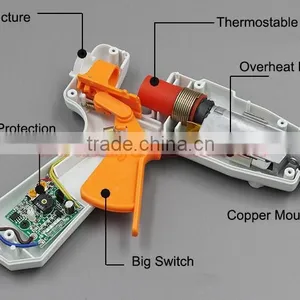 Hot Melt Glue Gun, Glue Stick, Adjustable Tempreture, With Turn On/off 10w-100w thumbnail-6
